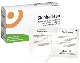 BLEPHACLEAN Blephaclean sterilas salvetes, N20 sterilas salvetes acu higiēnai, 20 gab.