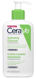 CERAVE For Face And Body Hydrating With Ceramides attīrošs krēms, 236 ml