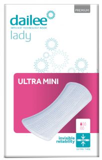 DAILEE Lady Premium Ultra Mini uroloģiskie ieliktņi, 28 gab.