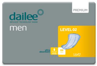 DAILEE Men Premium Level 2 uroloģiskie ieliktņi, 15 gab.