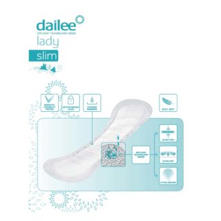 DAILEE Premium Lady Slim Maxi Plus uroloģiskie ieliktņi, 28 gab.