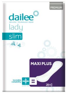 DAILEE Premium Lady Slim Maxi Plus uroloģiskie ieliktņi, 28 gab.