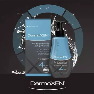 DERMOXEN 4 Men mazgāšanas līdzeklis intīmai zonai, 125 ml