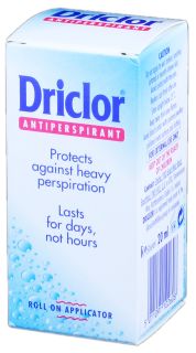 DRICLOR Roll-on dezodorants, 20 ml