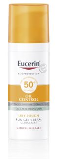 EUCERIN Sun Oil Control SPF 50+ saules aizsarglīdzeklis, 50 ml