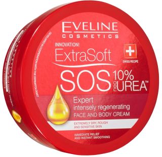 EVELINE Extra Soft SOS 10 % UREA ķermeņa krēms, 175 ml