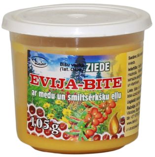 EVIJA - BITE ar medu un smiltsērkšķu eļļu ziede, 30 g