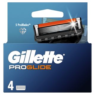 GILLETTE Fusion Proglide 4 Manual skuvekļu maināmās kasetnes, 4 gab.