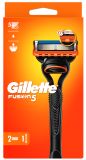 GILLETTE Fusion5 2 maiņas kasetnes + skuveklis, 1 gab.