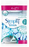 GILLETTE Simply Venus 2 vienreizlietojamie skuvekļi, 6 gab.