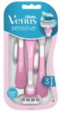 GILLETTE Venus Smooth Sensitive vienreizlietojamie skuvekļi, 3 gab.