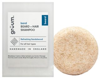 GRUUM Bard Beard and Hair cietais šampūns un ziepes, 50 g