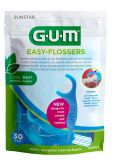 GUM Easy-Flossers Cool Mint zobu starpu tīrītājs, 30 gab.