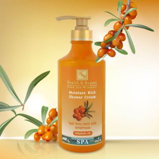 HEALTH&BEAUTY Dead Sea Minerals Sea buckthorn oil dušas krēms, 780 ml