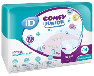 ID Comfy Junior XS Slip 40-70 cm autiņbiksītes, 14 gab.