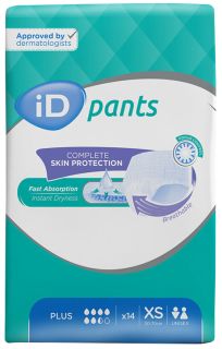 ID Pants Plus XS biksītes, 14 gab.