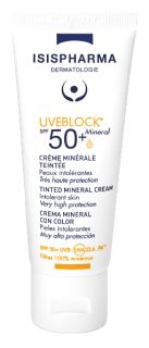 ISISPHARMA Uveblock SPF50+ Tinted Mineral saules aizsarglīdzeklis, 40 ml