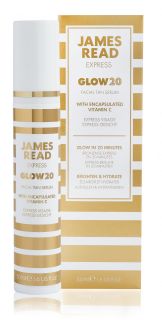 JAMES READ Ekspress Glow 20 pašiedeguma sejas serums, 50 ml