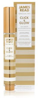 JAMES READ Gradual Tan Click & Glow koncentrēti pašiedeguma pilieni, 15 ml