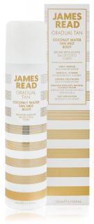 JAMES READ Gradual Tan Coconut Water ar iedeguma efektu ķermenim sprejs, 200 ml