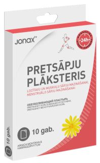 JONAX pretsāpju plāksteris plāksteris, 10 gab.