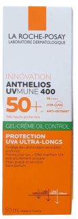 LA ROCHE-POSAY Anthelios Oil Control SPF 50+ želejkrēms, 50 ml