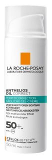 LA ROCHE-POSAY Anthelios Oil Correct SPF 50+ saules aizsarglīdzeklis, 50 ml