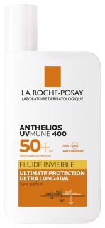 LA ROCHE-POSAY Anthelios UVmune 400 Invisible Fluid SPF50 + saules aizsarglīdzeklis, 50 ml