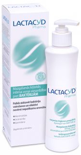 LACTACYD Pharma Antibacterial mazgāšanas līdzeklis intīmai zonai, 250 ml