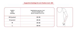 LAUMA MEDICAL L medicīniskais balstošais apsējs rokas fiksācijai, 1 gab.