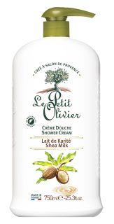 LE PETIT OLIVIER Shea Milk dušas krēms, 750 ml