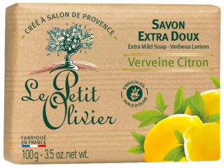 LE PETIT OLIVIER Verbena & Lemon ziepes, 100 g