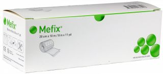 MEFIX 10 m x 20 cm leikoplasts rullī, 1 gab.