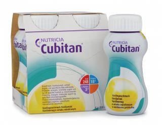 NUTRICIA Cubitan ar vaniļas garšu 200 ml, 4 gab.