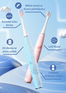 OCLEAN Electric Kids Blue elektriskā zobu birste, 1 gab.