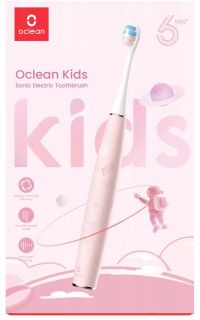 OCLEAN Electric Kids Pink elektriskā zobu birste, 1 gab.