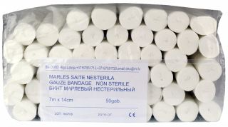 OLKO nesterilas, 14 cm x 7 m marles saite, 50 gab.