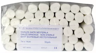 OLKO nesterilas, 14 cm x 7 m marles saite, 50 gab.