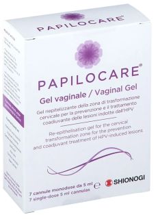 PAPILOCARE 5ml vaginālais gels, 7 gab.