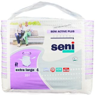 SENI Active Plus XL (120-160 cm) biksītes, 10 gab.