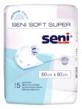 SENI Soft Super 60 x 60 cm absorbējošie palagi, 5 gab.