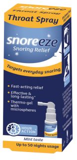 SNOREEZE pret krākšanu rīkles aerosols, 24 ml