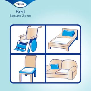 TENA Bed Secure Zone Plus 60 x 60 cm absorbējošie palagi, 30 gab.