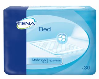 TENA Bed Secure Zone Plus 60x40 cm absorbējošie palagi, 30 gab.