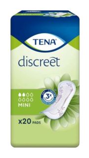 TENA Discreet Mini Pad uroloģiskie ieliktņi, 20 gab.