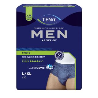 TENA Men Pants Plus L/XL biksītes, 10 gab.