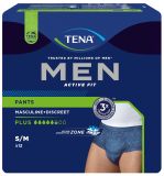 TENA Men Pants Plus S/M (zilas) biksītes, 12 gab.