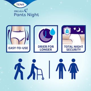 TENA Pants Night Super M biksītes, 10 gab.