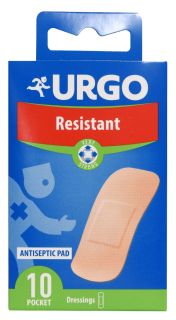 URGO Resistant 1.9 x 7.2 cm plāksteris, 10 gab.