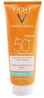 VICHY Capital Soleil Fresh Protective SPF 50+ pieniņš, 300 ml